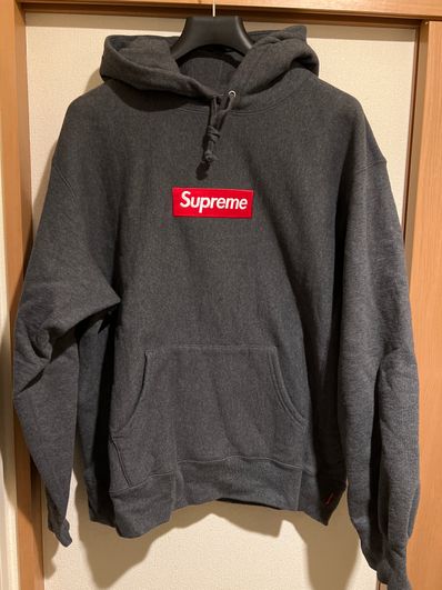 Supreme Box Logo Hooded Sweatshirt "Charcoal" (21FW)