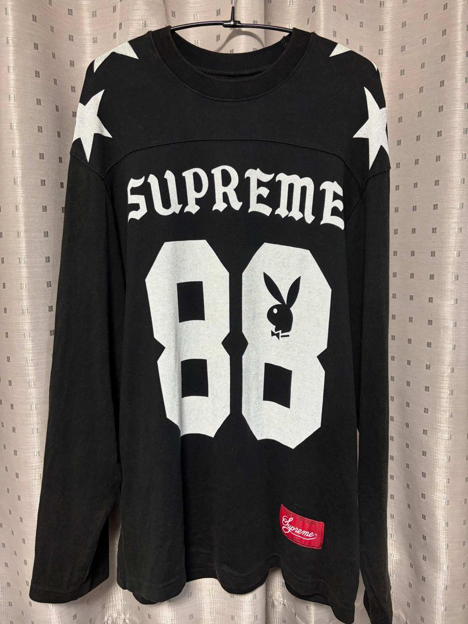 Supreme x Playboy L/S Football Top "Black"