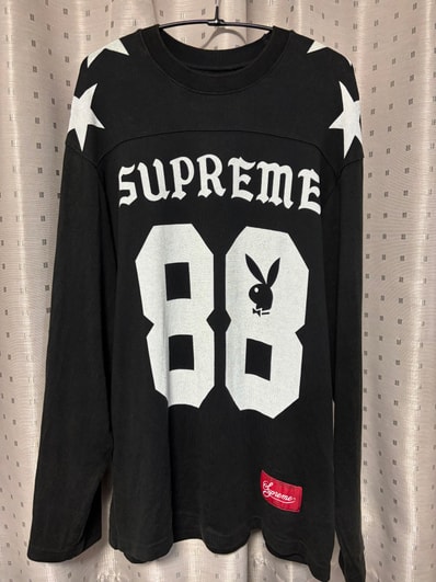 Supreme x Playboy L/S Football Top "Black"
