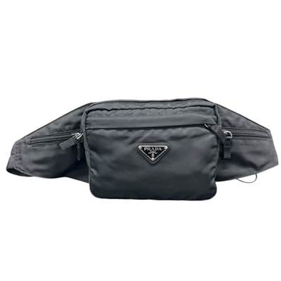 PRADA Nylon Belt Bag "Black"