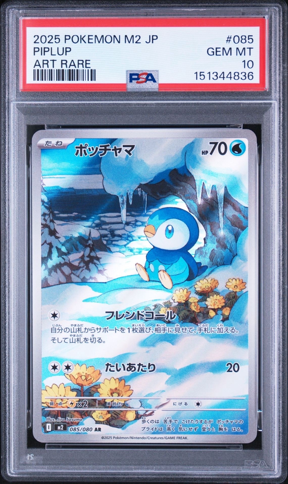PSA10】ポッチャマ AR [M2 085/080](拡張パック「インフェルノX」) 1枚