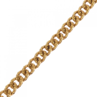 クロムハーツ CHROME HEARTS XTRA FNCY MINI #8 L37 GLD CLOSE LOBSTER 200176430GLDL37B69 BRACELET