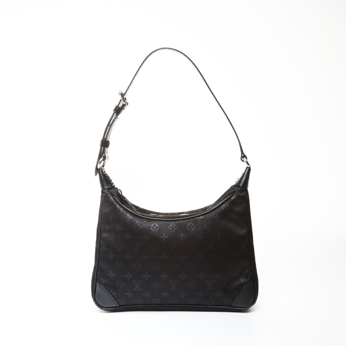 ヴィトン LV サテン モノグラム リトルブローニュ ハンドバッグ【中古】