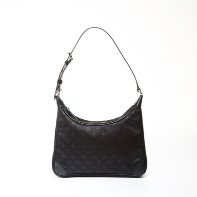 ヴィトン LV サテン モノグラム リトルブローニュ ハンドバッグ【中古】