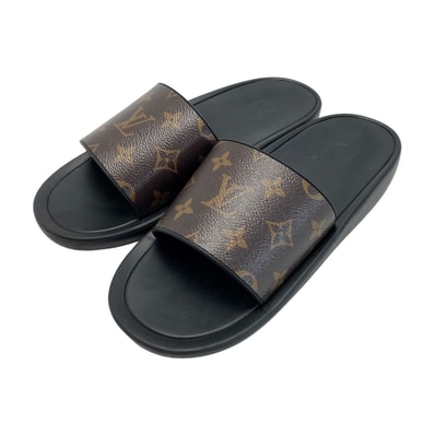 ☆☆LOUIS VUITTON ルイヴィトン モノグラム サンバスライン サンダル 40(26cm相当) 1A8U04 フラット ミュール