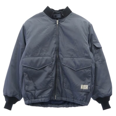 WACKO MARIA ワコマリア ジャケット 24AW 24FW-WMO-SW01 SPIEWAK G-8 FLIGHT JACKET フライト ジャケット ブルゾン ネイビー系 XL【新古品】【未使用】【中古】