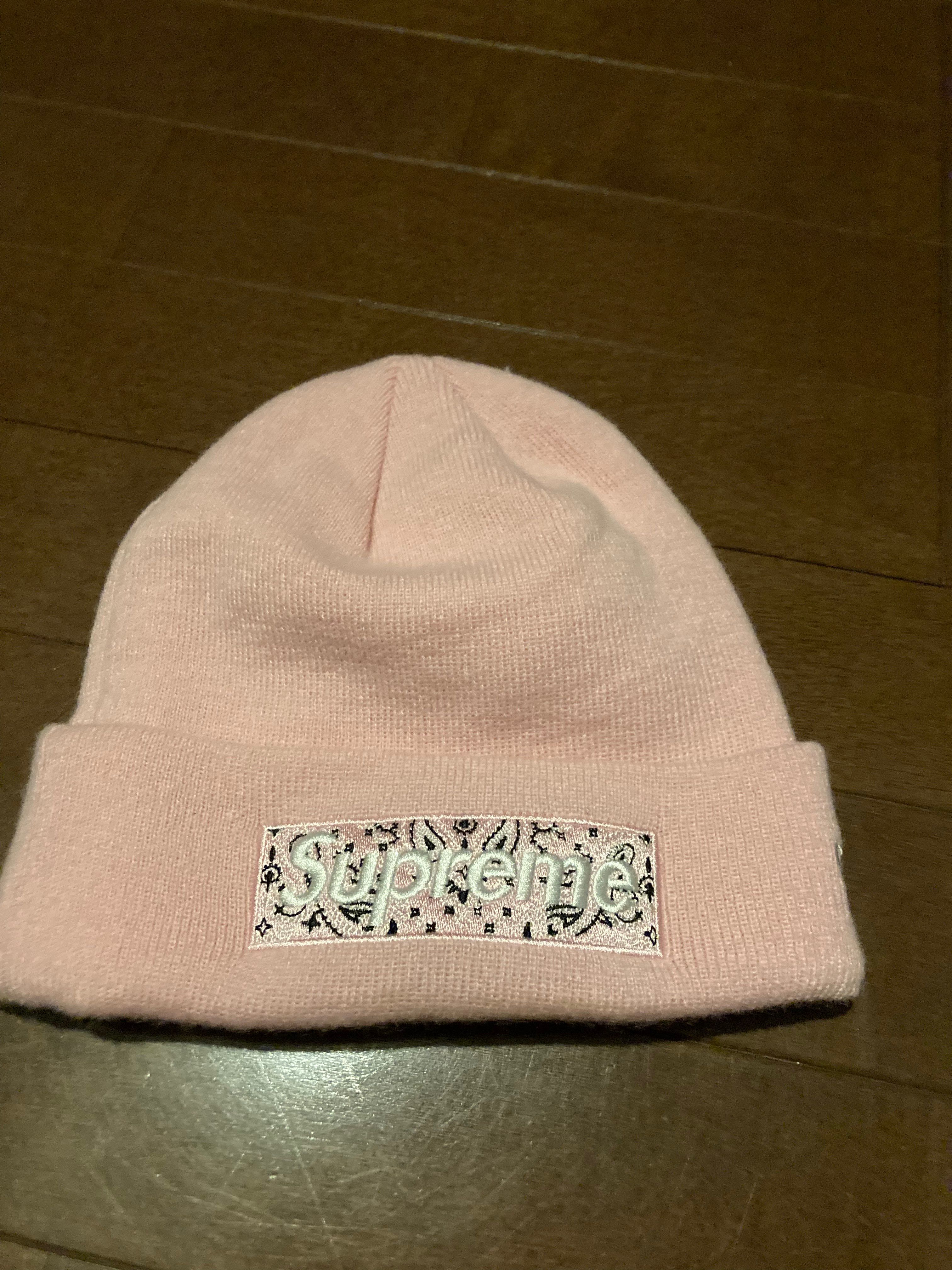 Supreme New Era® Box Logo Beanie "Pink"