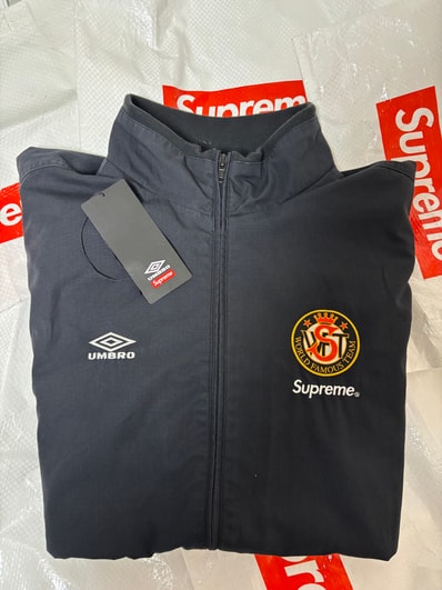 Supreme x Umbro Cotton Ripstop Track Jacket (26SS) "Black"