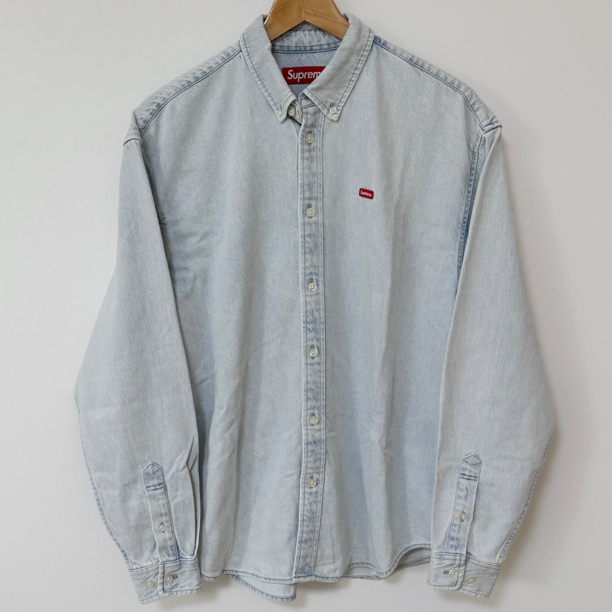 Supreme Small Box Shirt "Washed Denim"
