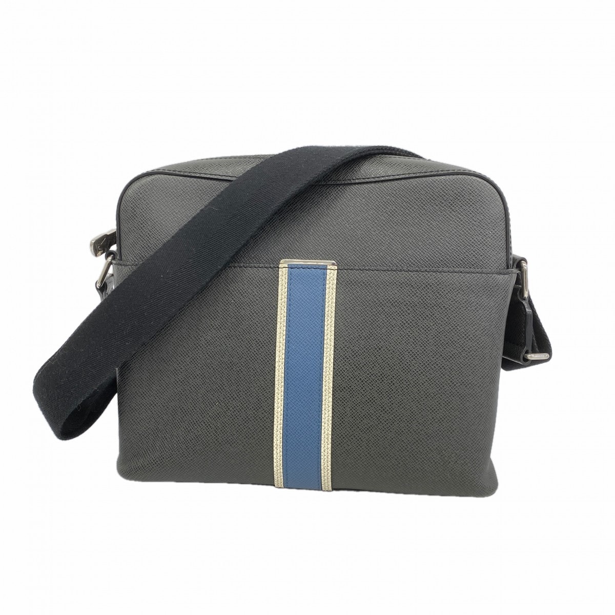 【6cd5775】ルイヴィトン ショルダーバッグ タイガ ストライプ アントン メッセンジャーPM M34411 アルドワーズ【中古】メンズ