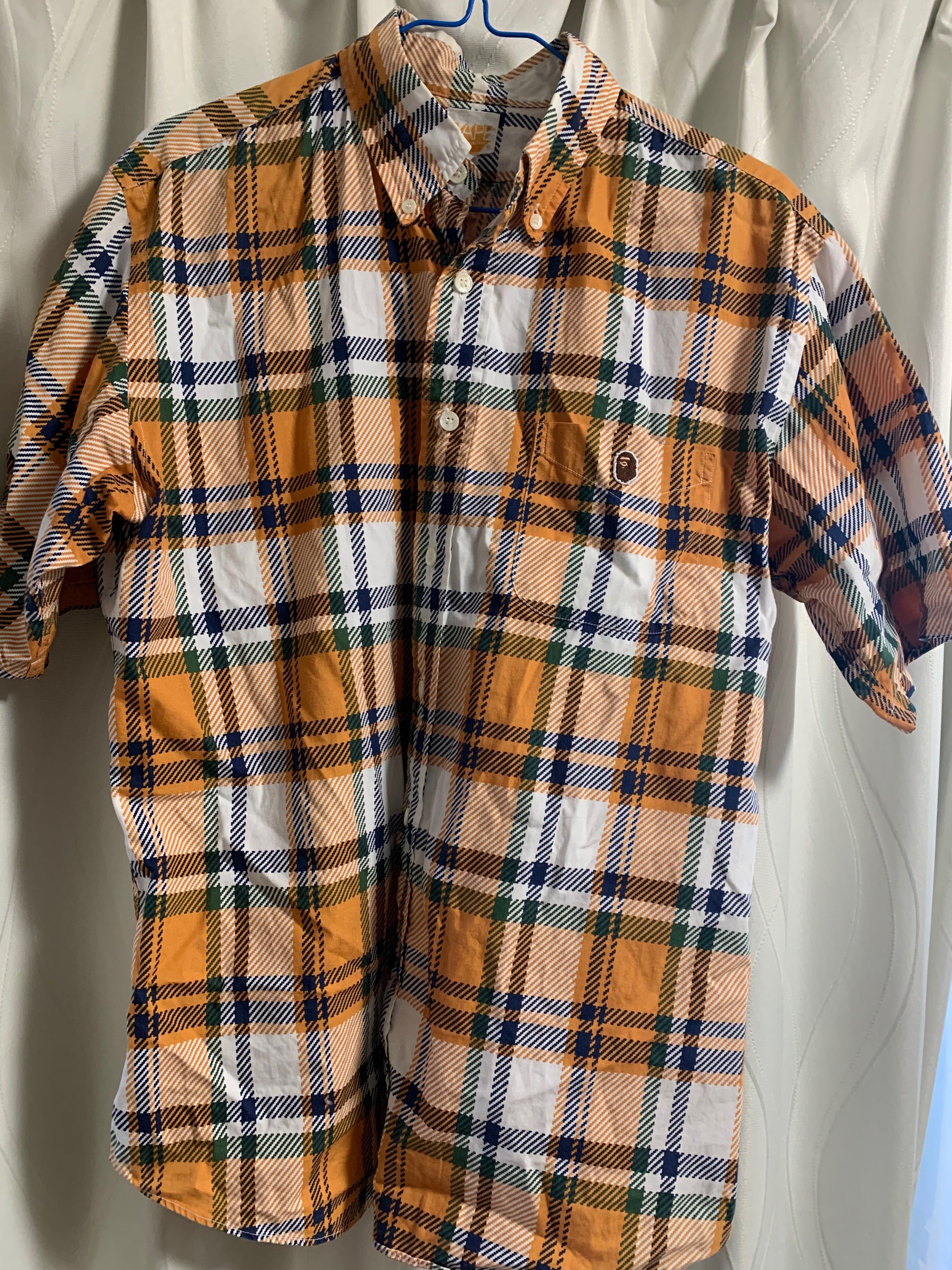 A BATHING APE URSUS RELAXED MILITARY S/S SHIRT "Black"