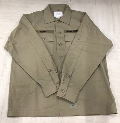Wtaps BUDS / LS / COTTON. SERGE "Coyote Brown"