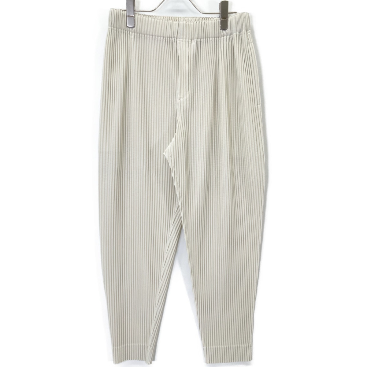 オムプリッセ イッセイミヤケ HP91JF107 オフホワイト プリーツパンツ 1