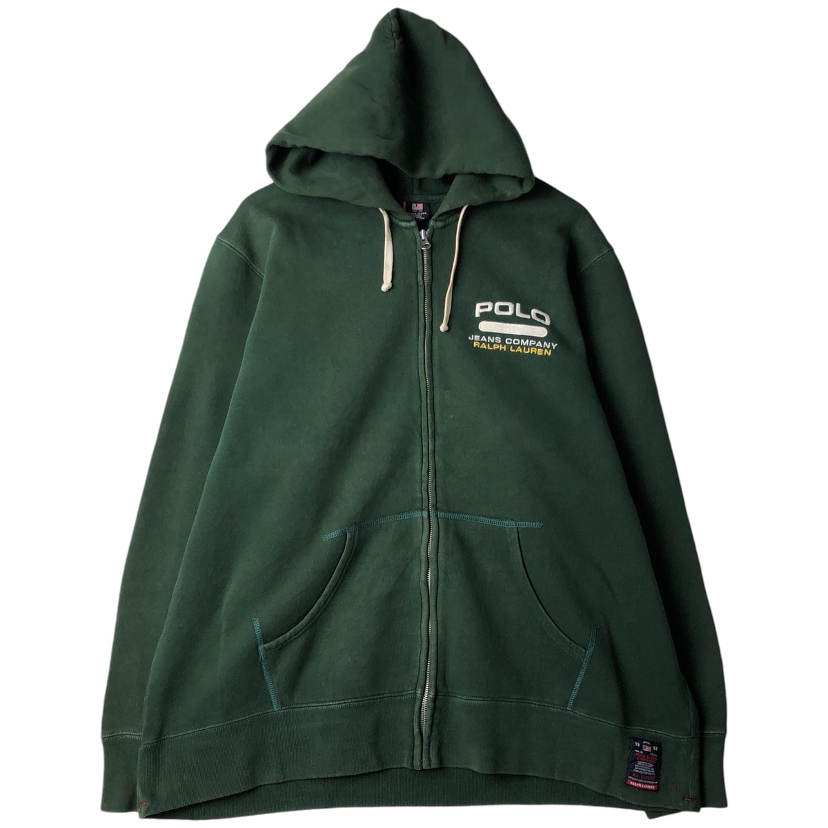 古着 ラルフローレン Ralph Lauren POLO JEANS COMPANY スウェットフルジップパーカー メンズXL相当/eaa611260