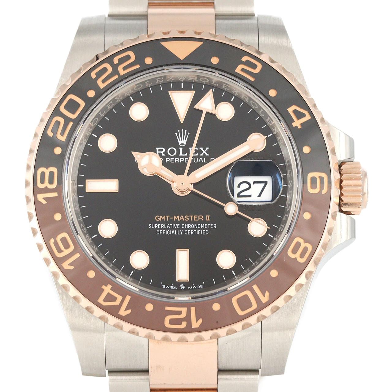 ロレックス GMTマスターII 126711CHNR SSxPG 自動巻 ランダム番