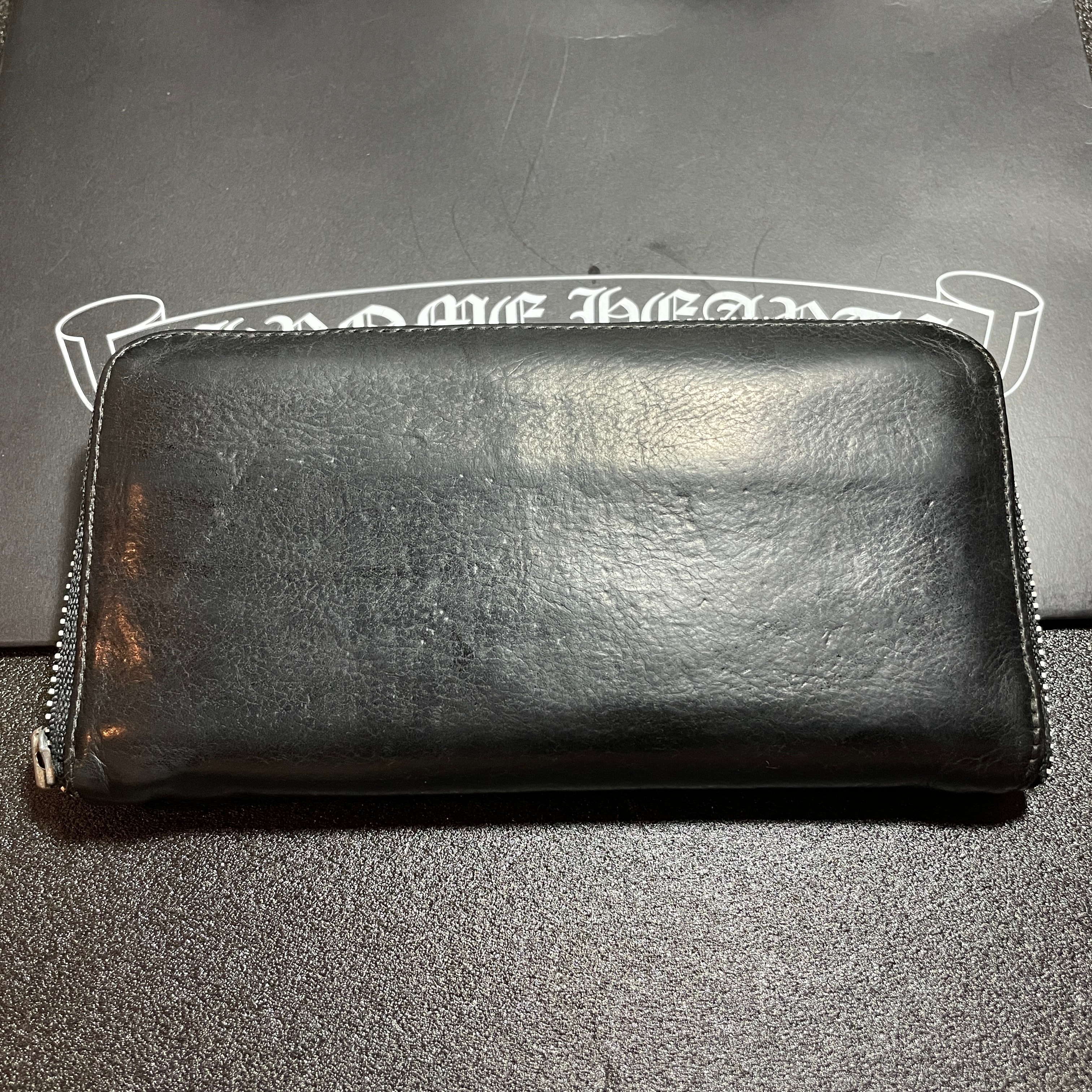 Chrome Hearts REC F Zip Wallet Plane "Black/Silver"