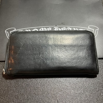 Chrome Hearts REC F Zip Wallet Plane "Black/Silver"