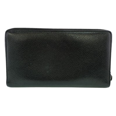バレンシアガ BALENCIAGA 長財布 ネオクラシック コンチネンタルウォレット ラウンドファスナー 型押しロゴ 640115 ブラック