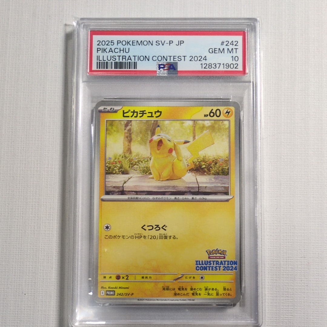 ピカチュウ [SV-P 242](プロモカードパック「イラストレーションコンテスト 2024 受賞作品プロモカード化記念キャンペーン」)
