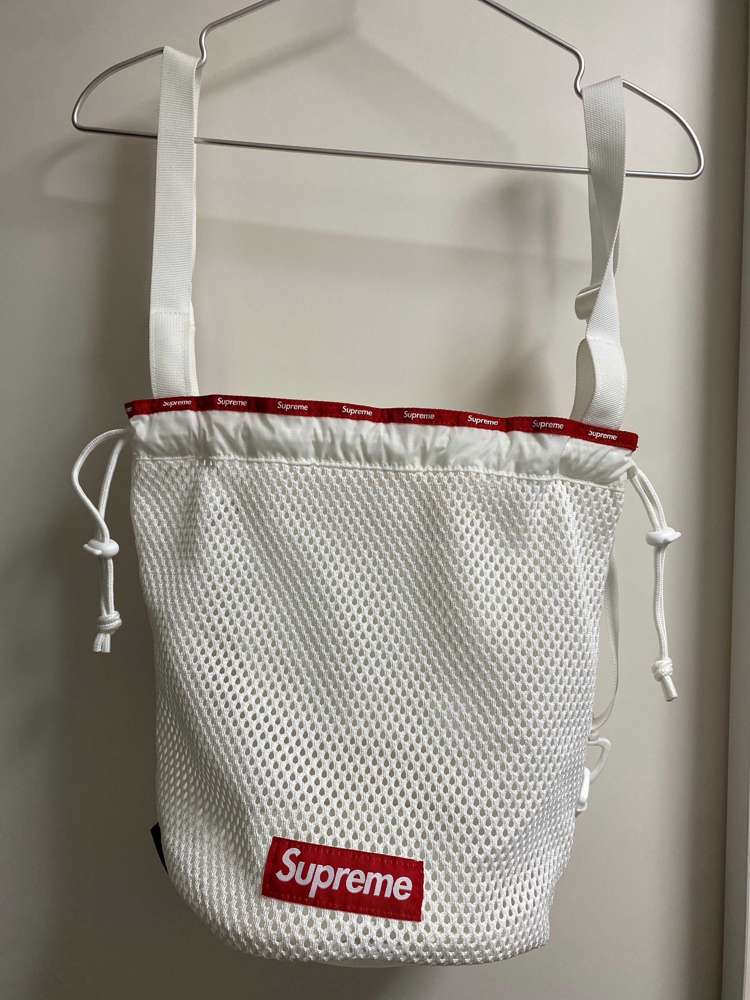 Supreme Mesh Small Backpack "White"
