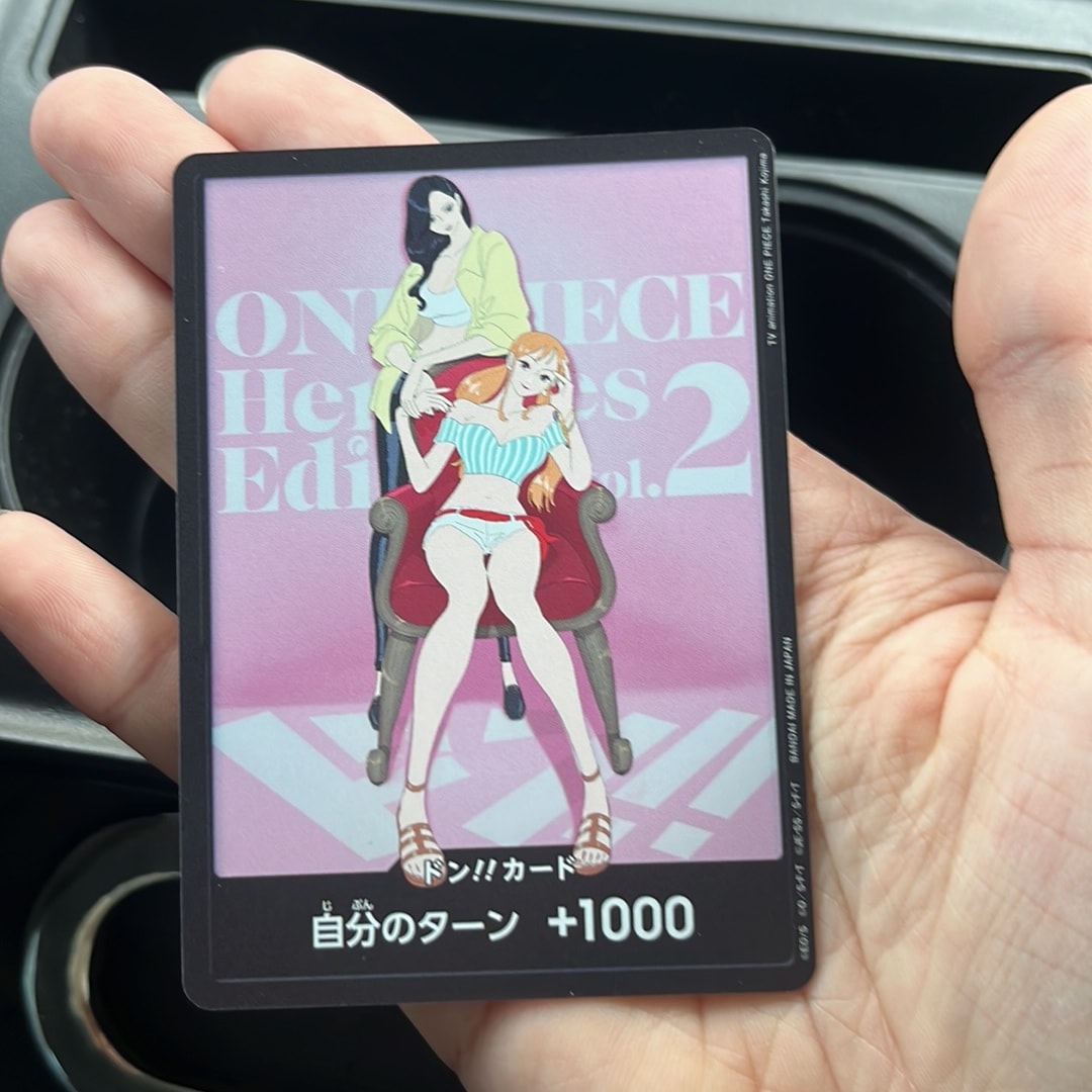 ドン!!カード (ナミ&ロビン)(エクストラブースター「ヒロインズエディション Vol.2」)
