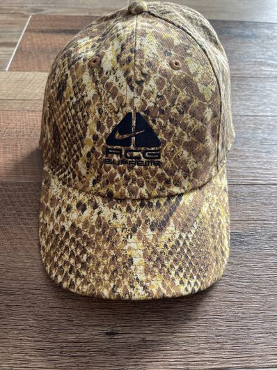 Supreme Nike ACG Denim 6-Panel "Gold Snakeskin"