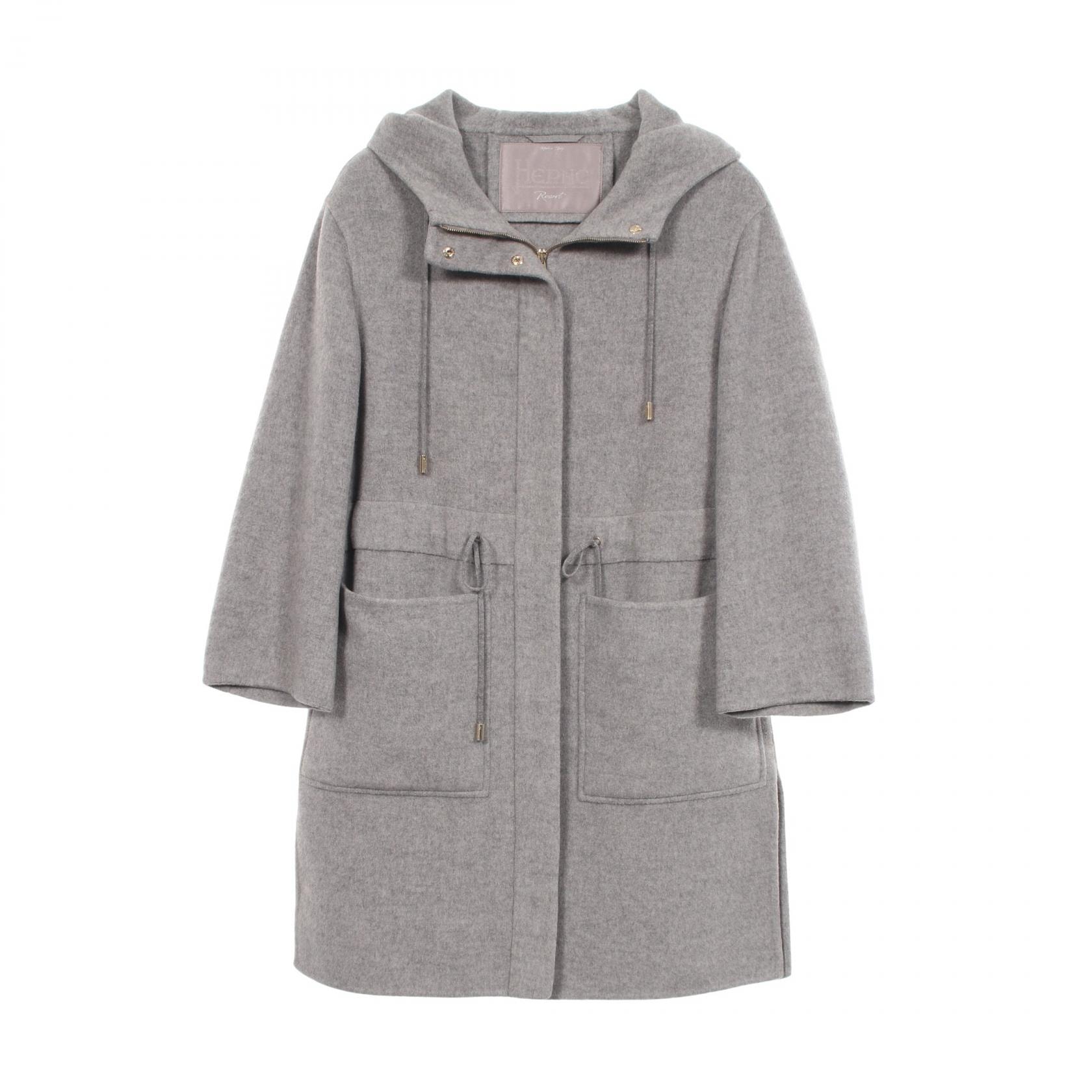 ヘルノ Herno フーデッド 衣料品 アウター カシミヤ レディース グレー系 【中古】