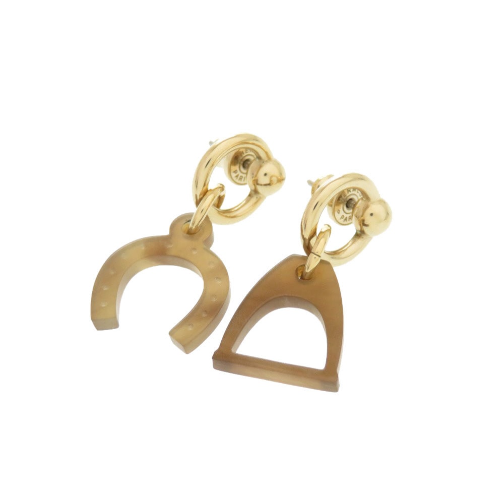 エルメス エスケトル バッファローホーン ブラウン ピ