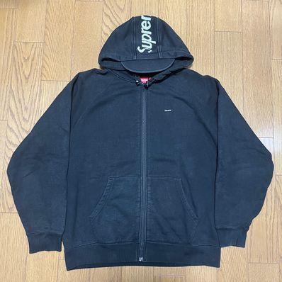 Supreme Brim Zip Up Hooded Sweatshirt "Black"
