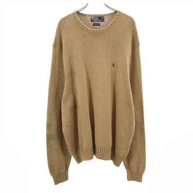 Polo by Ralph Lauren ポロバイラルフローレン 90s オールド 長袖 セーター ブラウン ニット