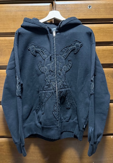 Supreme x Y's by Yohji Yamamoto Zip Up Hooded Sweatshirt "Black"