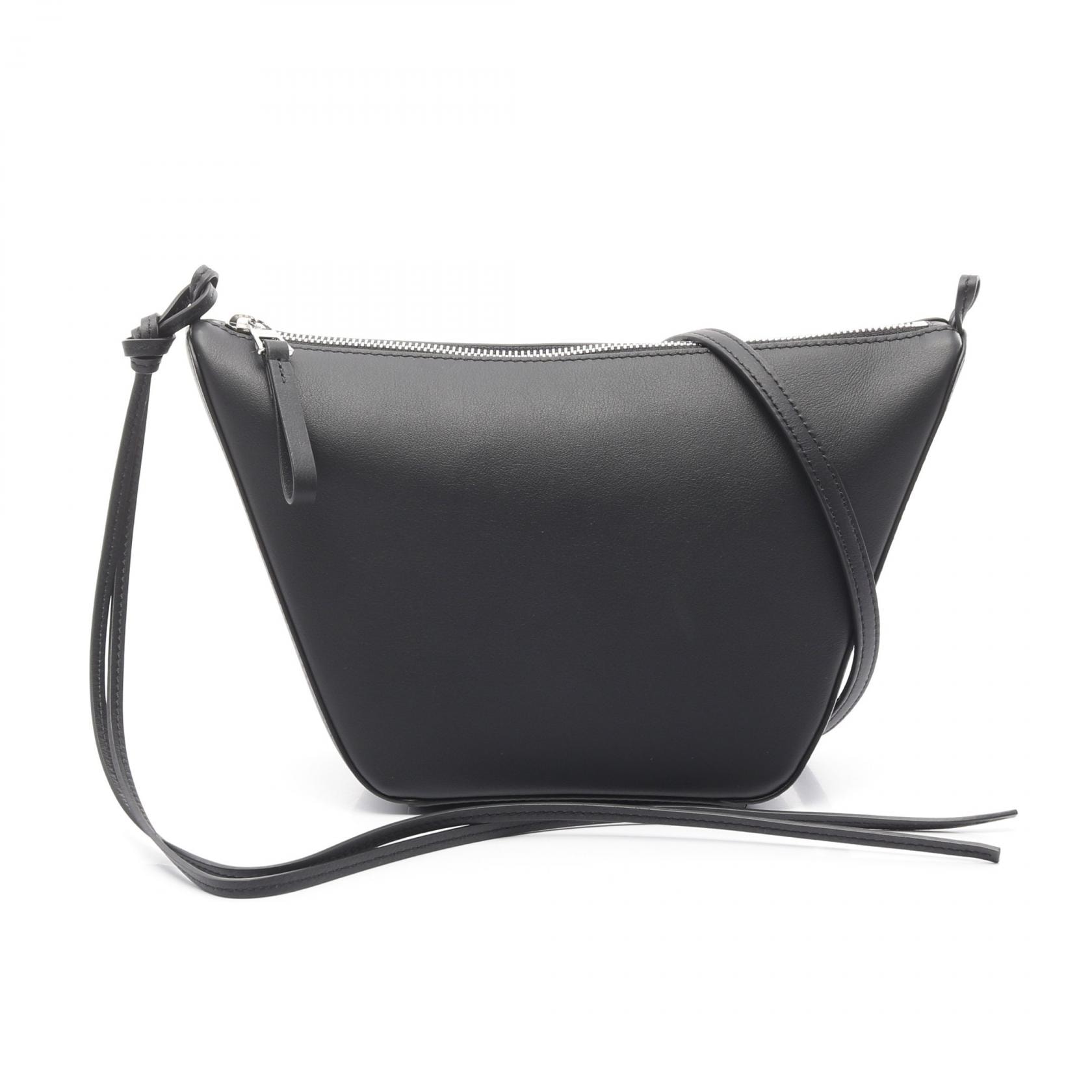 ロエベ LOEWE HAMMOCK HOBO MINI ハンモック ホーボー ミニ ショルダーバッグ バッグ レザー レディース ブラック系 A538G13X011100 【新品】