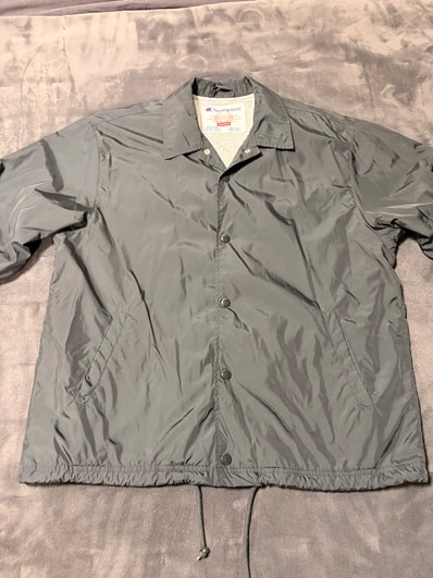 Supreme x Champion Coaches Jacket "Black"