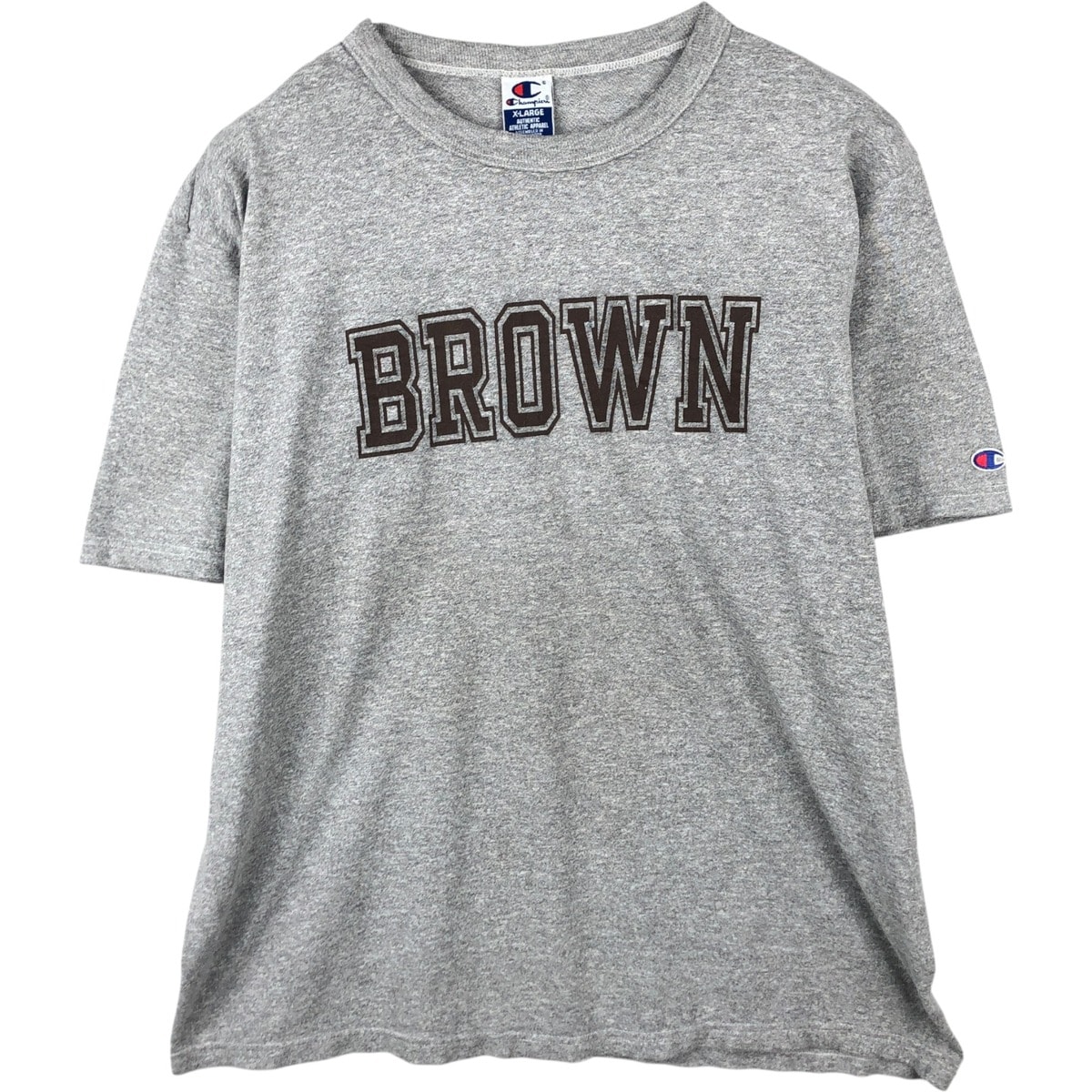 古着 90年代 チャンピオン Champion AUTHENTIC ATHLETIC APPAREL BROWN ブラウン大学 カレッジTシャツ メンズXL相当 ヴィンテージ/eaa648837