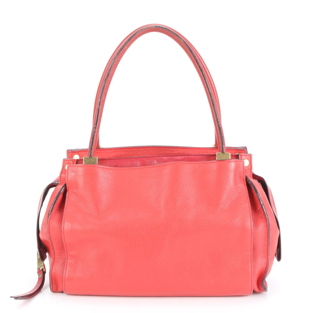 ■美品 クロエ ドリー ゴールド 金具ハンドバッグ レザー