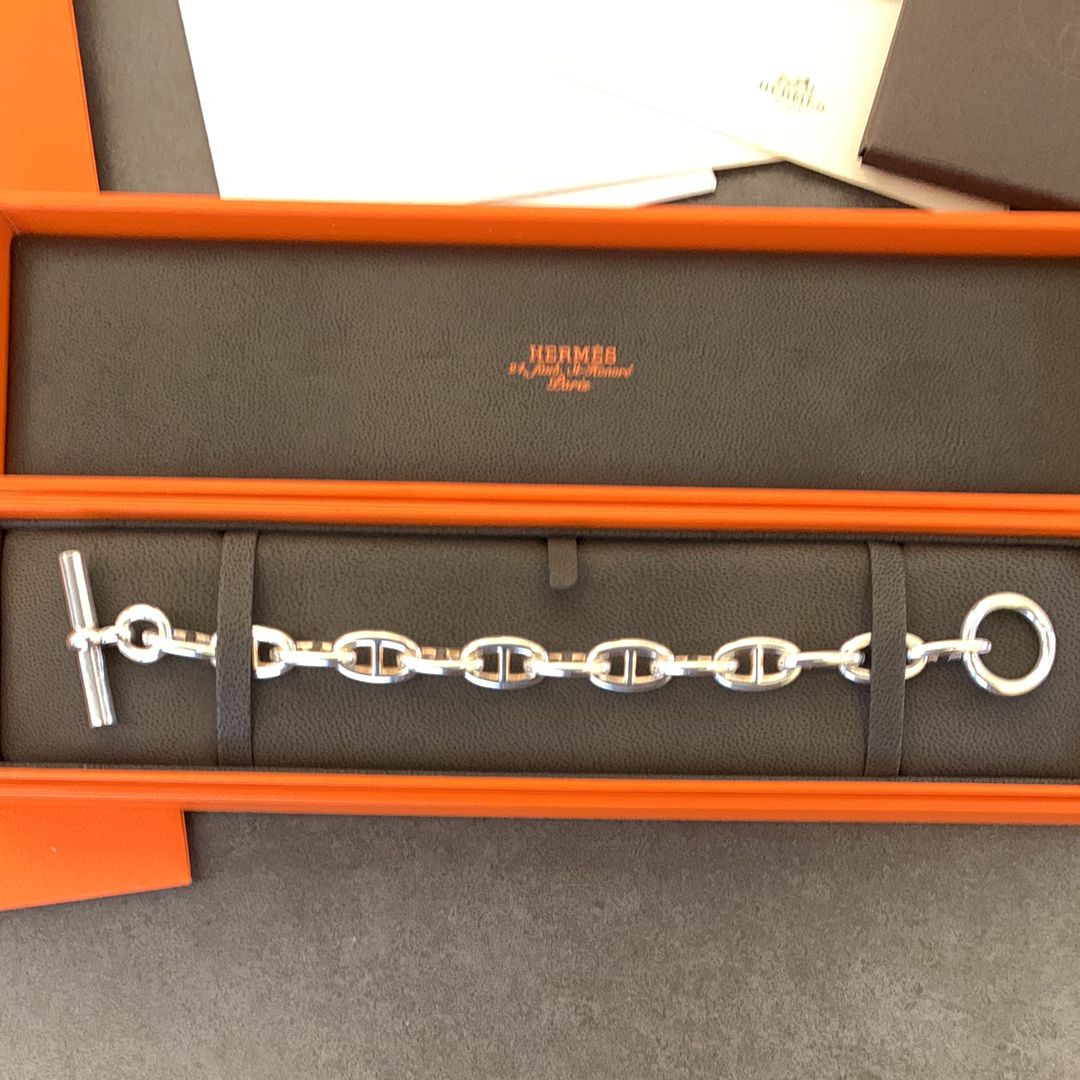 Hermes Chaine D'ancre GM Bracelet "Silver"