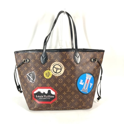 ルイヴィトン LOUIS VUITTON ネヴァーフルMM M42844 マイモノグラムワールドツアー トートバッグ カバン 肩掛け ショルダーバッグ モノグラムキャンバス ブラウン