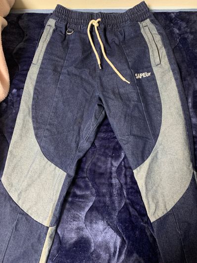 SAPEur DENIM TRACK PANTS "Indigo"