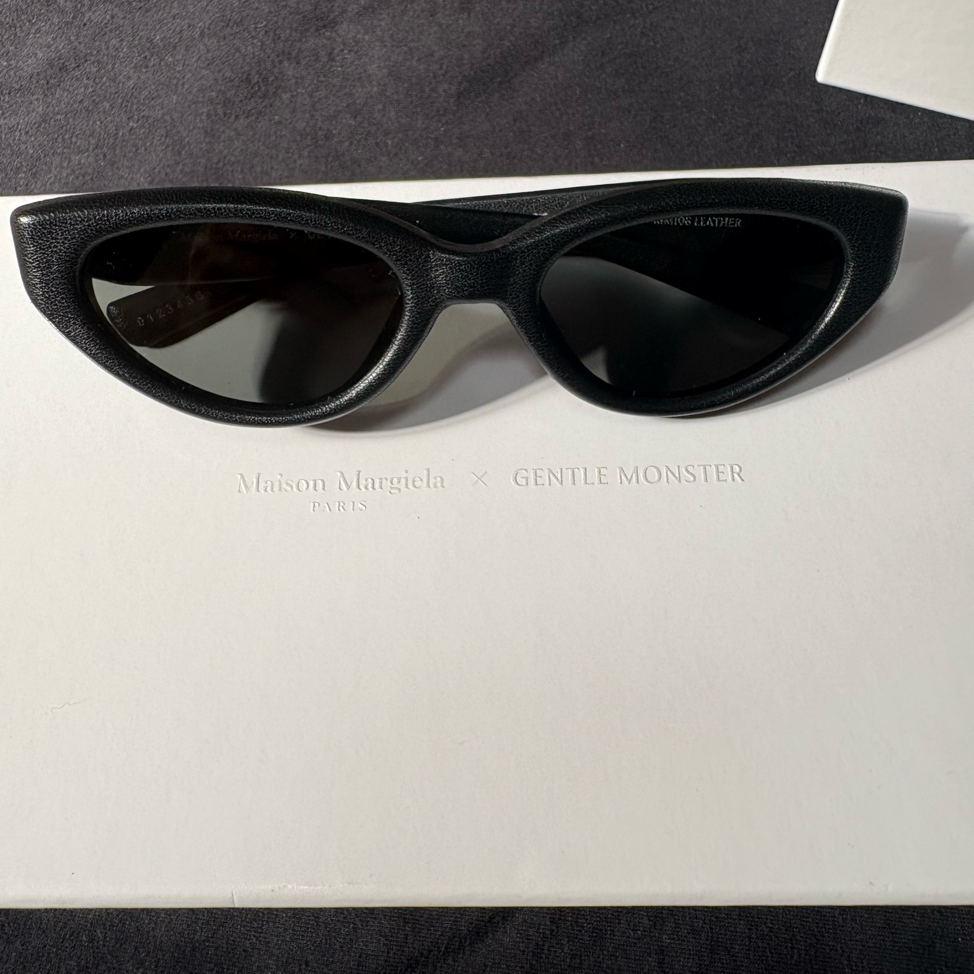 Gentle Monster x Maison Margiela MM108 Leather L01 "Black"