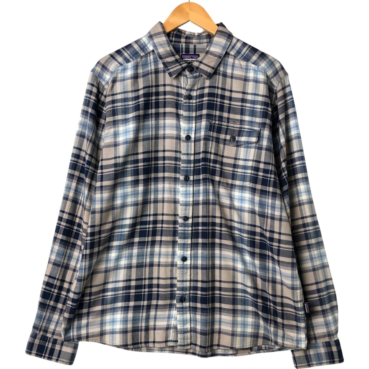 古着 パタゴニア Patagonia ライトウェイトフィヨルドフランネルシャツ 54020SP18 長袖 フランネルチェックシャツ メンズL相当/eaa563533