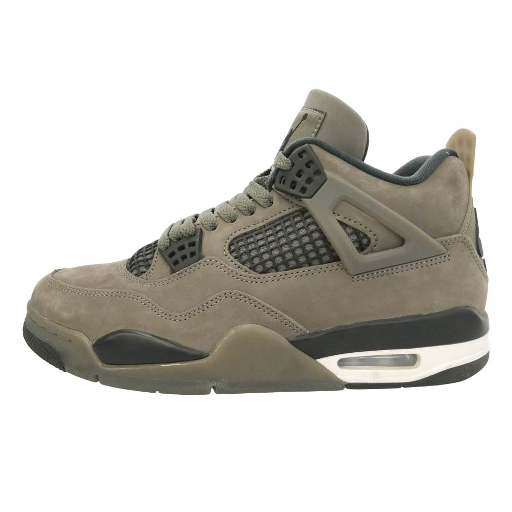 NIKE ナイキ FV5029-200 AIR JORDAN 4 RETRO CAVE STONE BLACK-PHANTOM エアジョーダン4 レトロ ケイブストーン ブラックファントム ハイカット スニーカー チャコール系 ブラック系 27cm【中古】