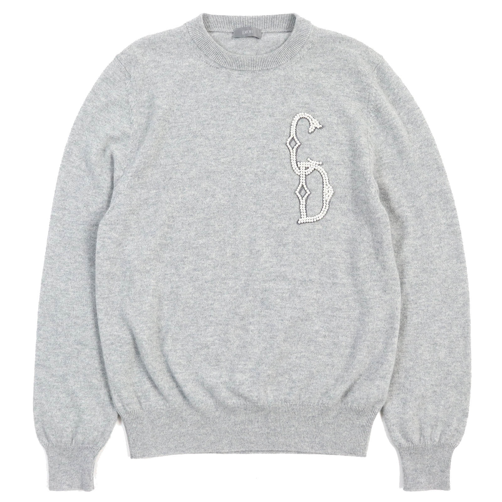 極美品 ディオールオム
ニット グレー メンズ S 343M640AT721