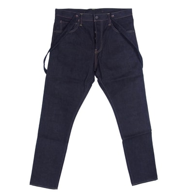 VISVIM ビズビム デニムパンツ 19AW 0119205005034 SS TRAVAILLER BRACES PANTS UNWASHED トラベラー アンウォッシュド サスペンダー ジーンズ デニムジャケット パンツ 【新古品】【未使用】【中古】