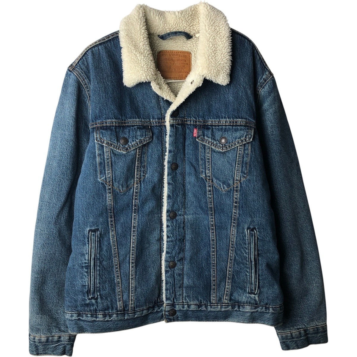 古着 リーバイス Levi's LEVI'S PREMIUM 中綿入り デニムボアジャケット L メンズL相当/eaa645697