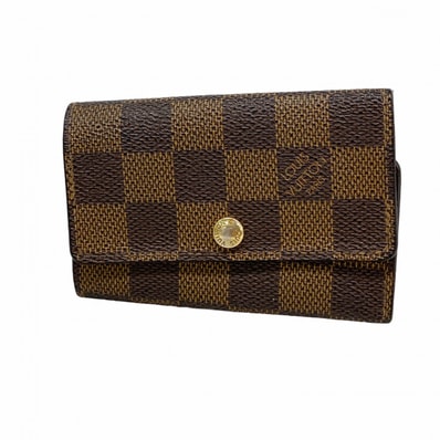 【6dd4836】ルイヴィトン キーケース ダミエ ミュルティクレ6 N62630 エベヌ【中古】メンズ レディース ユニセックス