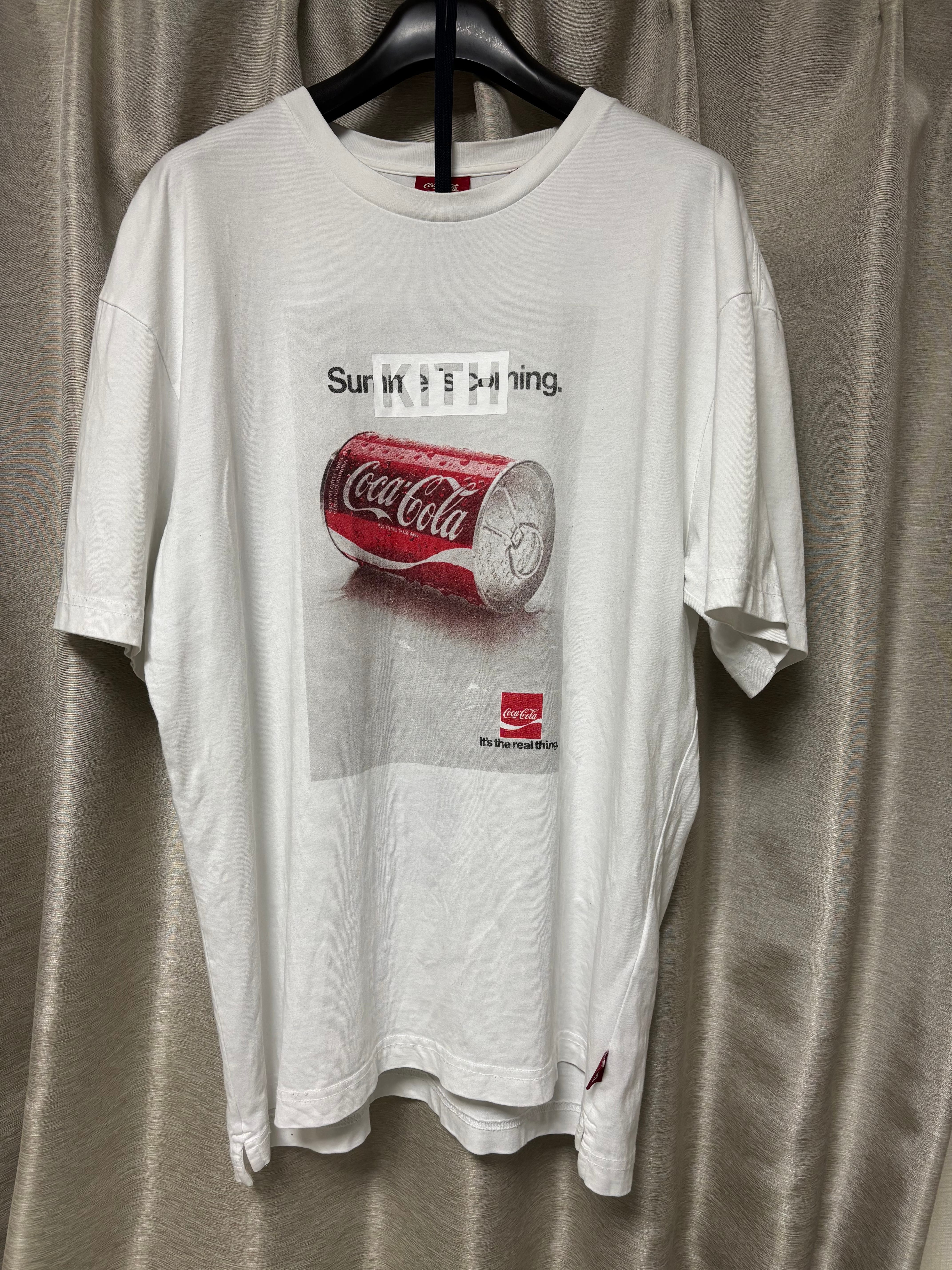 KITH Coca-Cola Real Thing Vintage Tee "White"