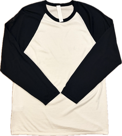 Chrome Hearts 3 Cross Patch CH Logo Embroidery Raglan L/S T-Shirt "White/Black"