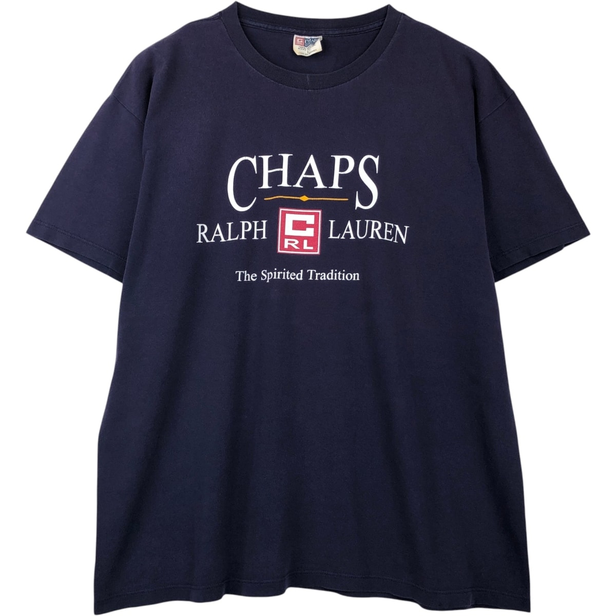 古着 ラルフローレン Ralph Lauren CHAPS チャップス 半袖 ロゴTシャツ USA製 メンズL相当/eaa653800