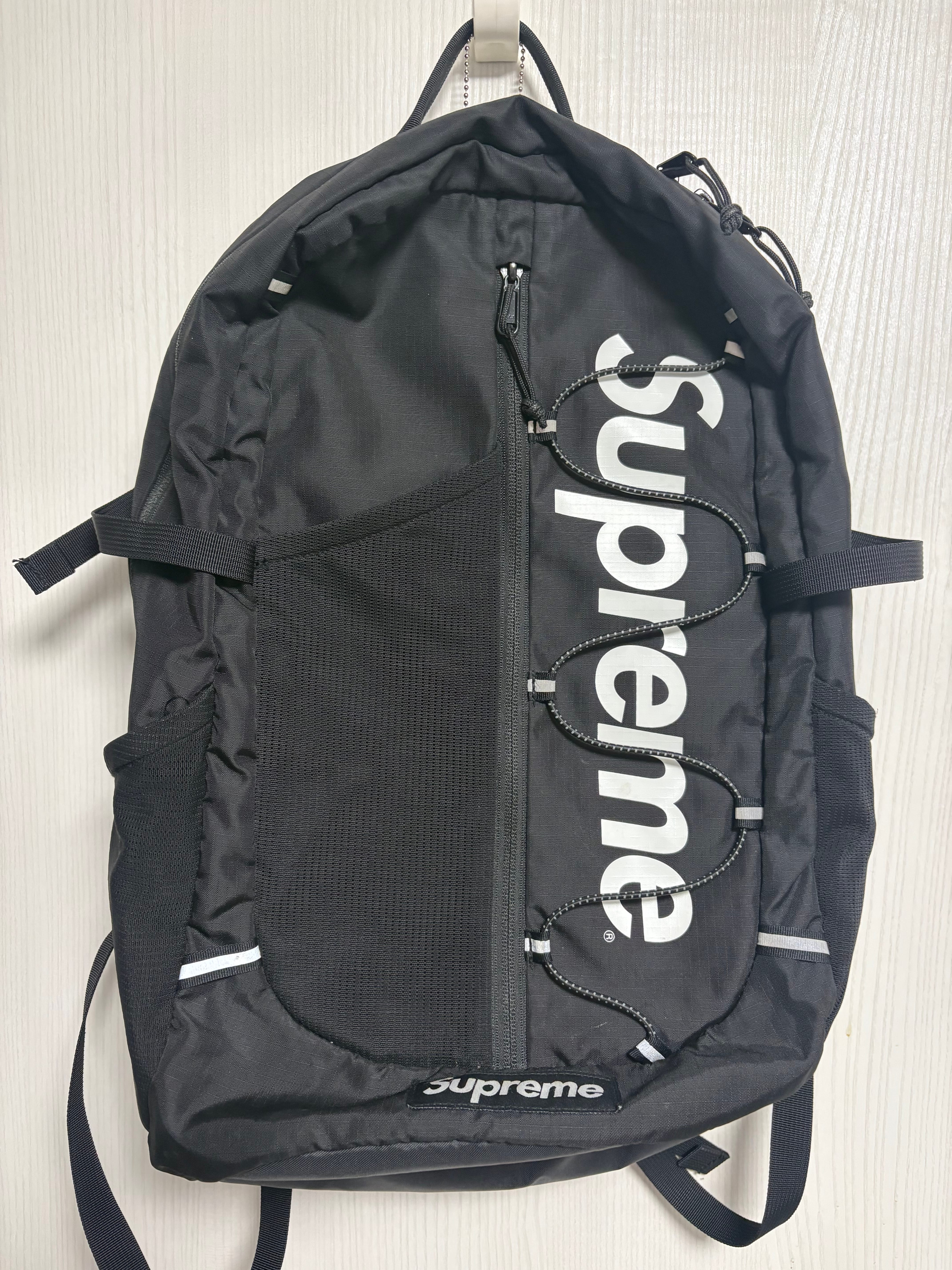 【supreme】シュプリーム　17SS Back pack マゼンタ　リュック supreme 17SS Backpack CORDURA logo zip color Magenta Pink fashion
