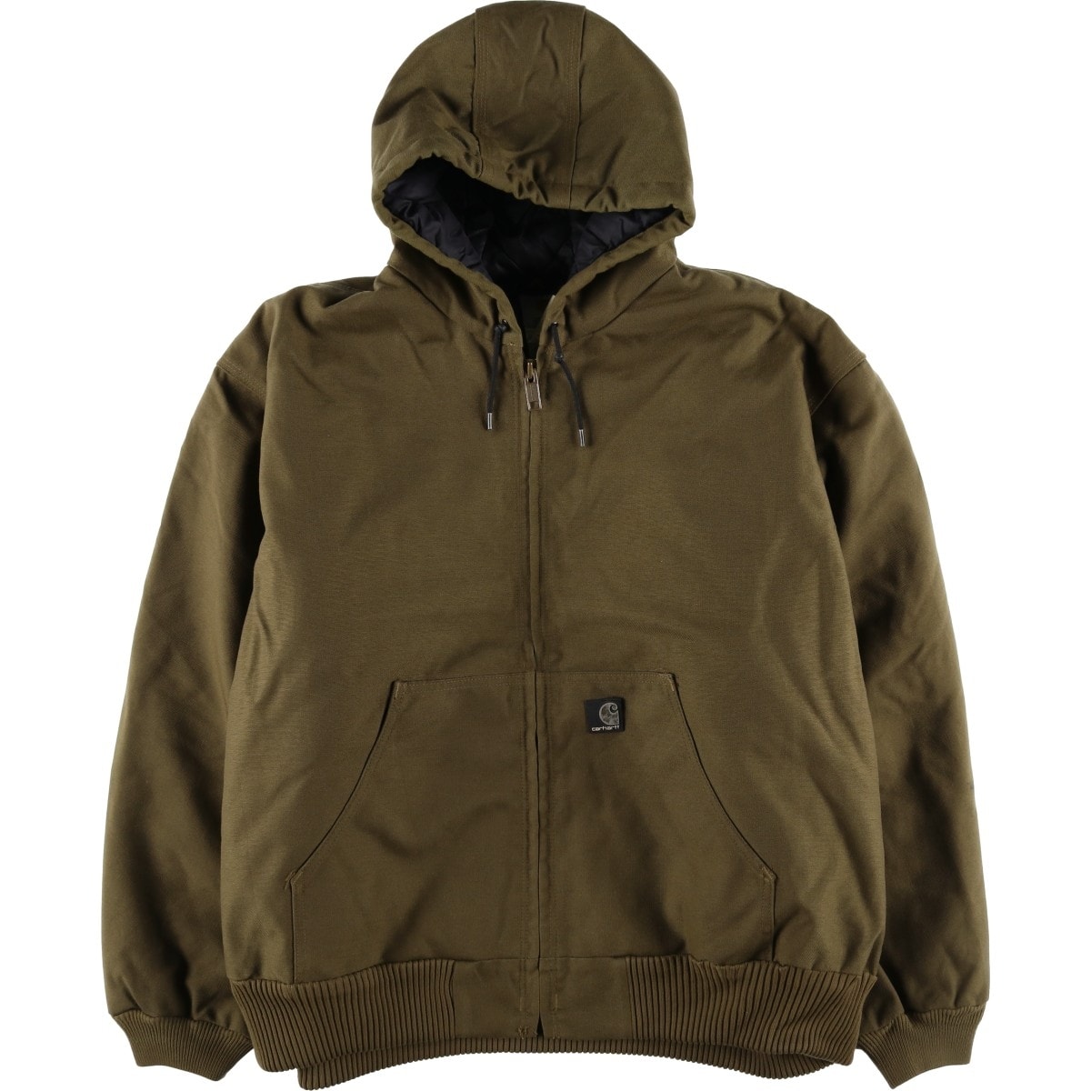 古着 00年代 カーハート Carhartt アクティブジャケット 中綿入り フード付き ワークジャケット メンズXXL相当/evb033243